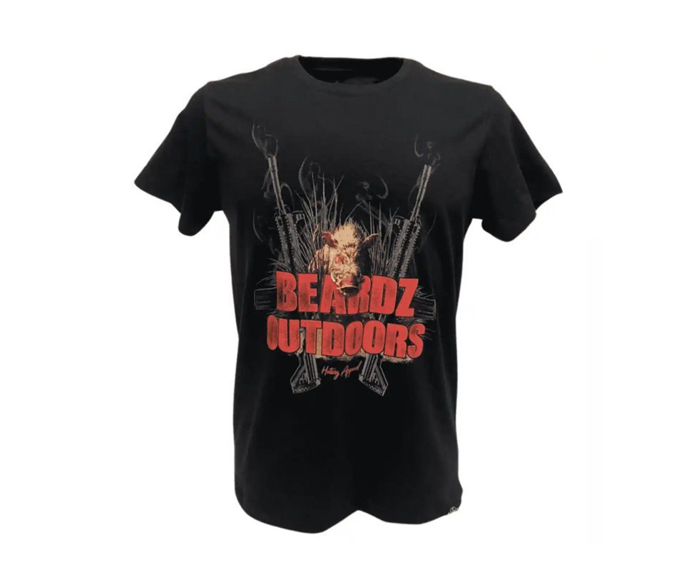 Camiseta Beardz Masculina Javali Hog Hunters Ts32