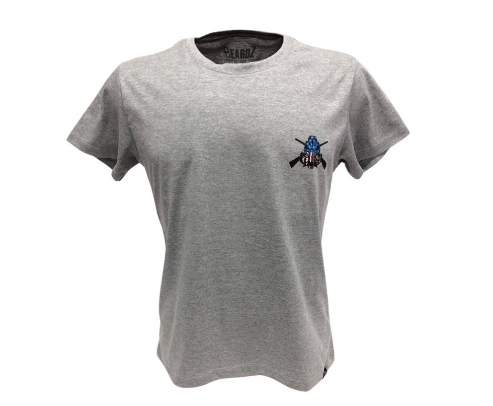 Camiseta Masculina Beardz Honor The Fallen M4 Ts40