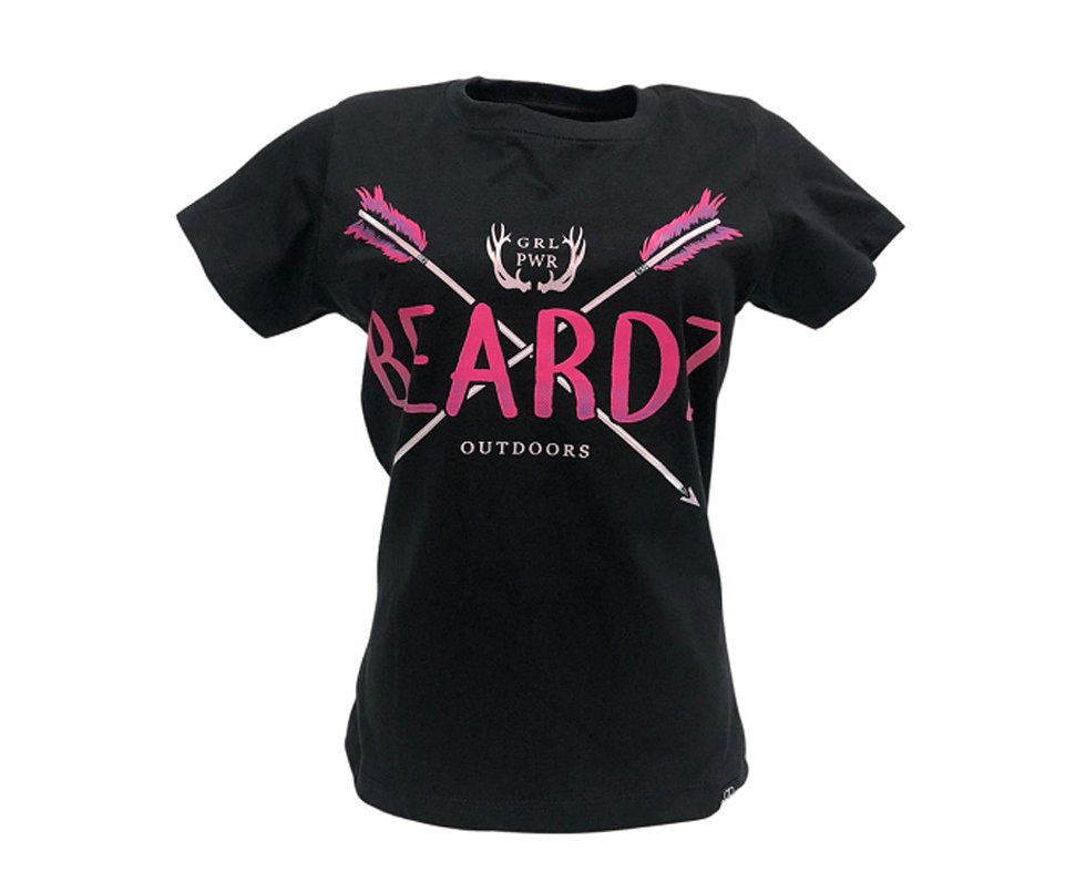 Camiseta Feminina Beardz Pink Arrow Ts13