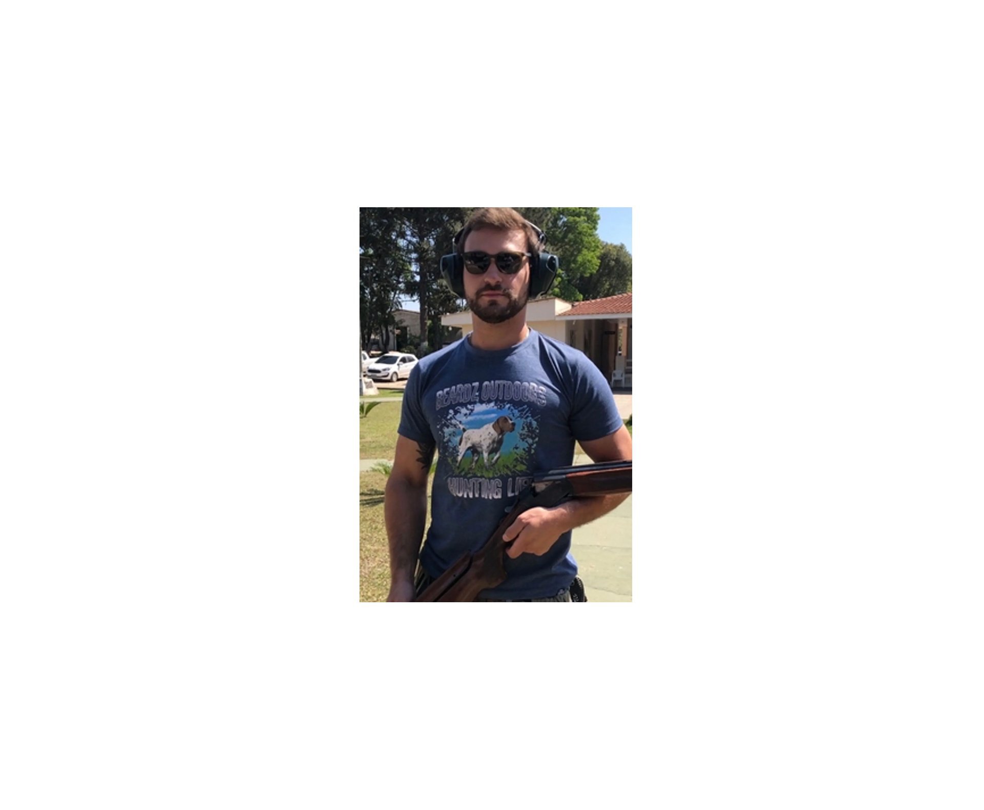 Camiseta Masculina Beardz Hunting Life Ts31 - P