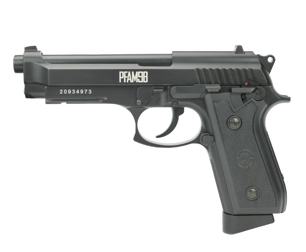 Pistola Pressão CO2 PT92 PFAM9B Full Metal Semi / Full Auto 4.5mm - Crosman
