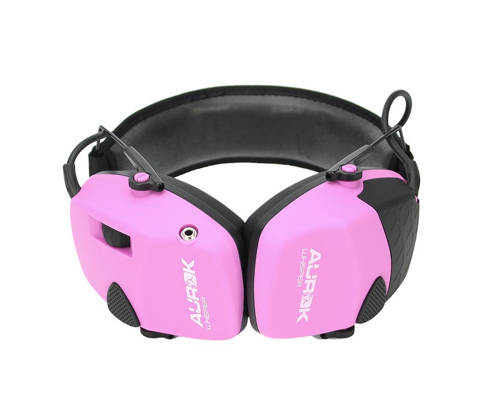 Abafador Eletrônico Para Tiro Esportivo Aurok Whisper Rosa