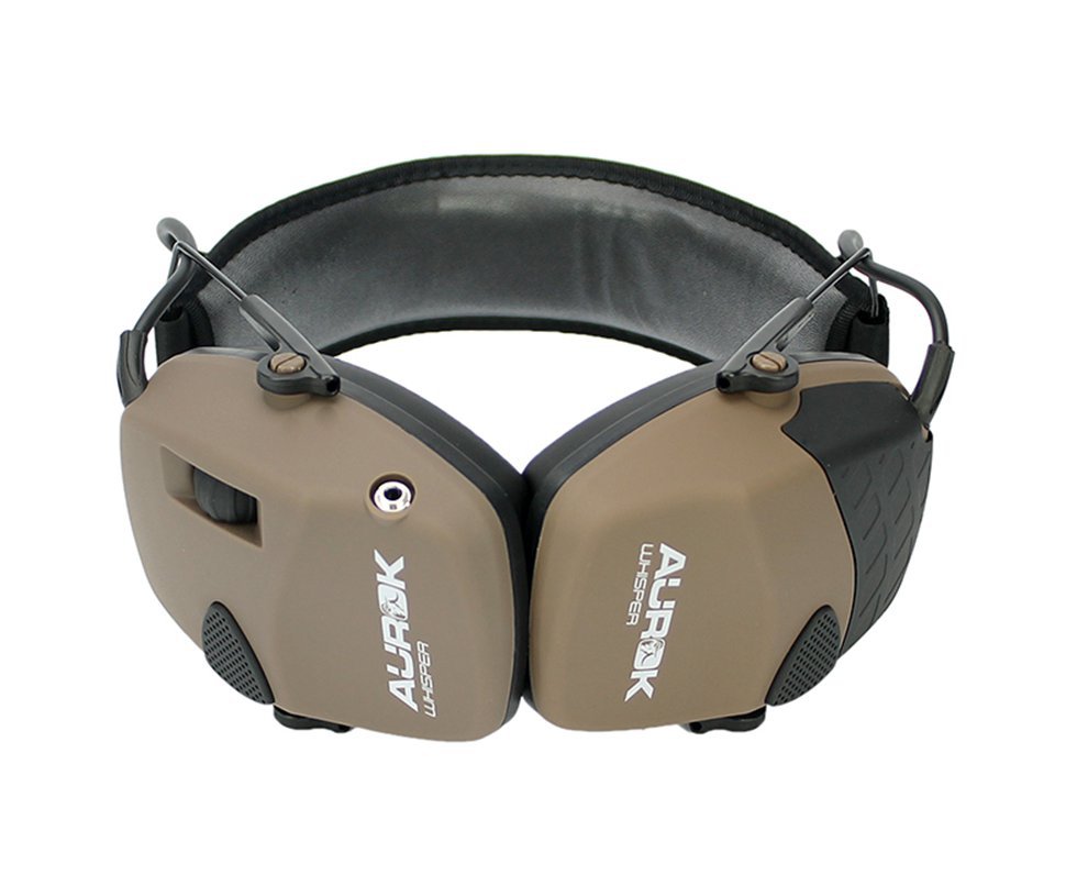 Abafador Eletrônico Para Tiro Esportivo Aurok Whisper Tan