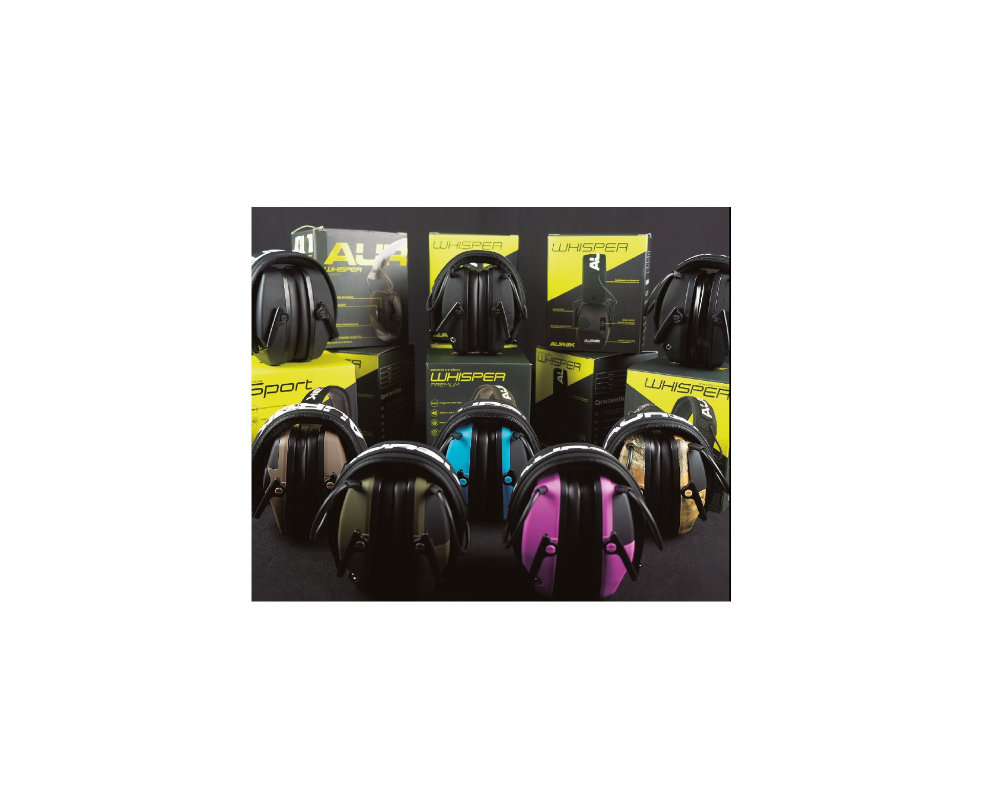 Abafador Eletrônico Aurok Whisper Verde