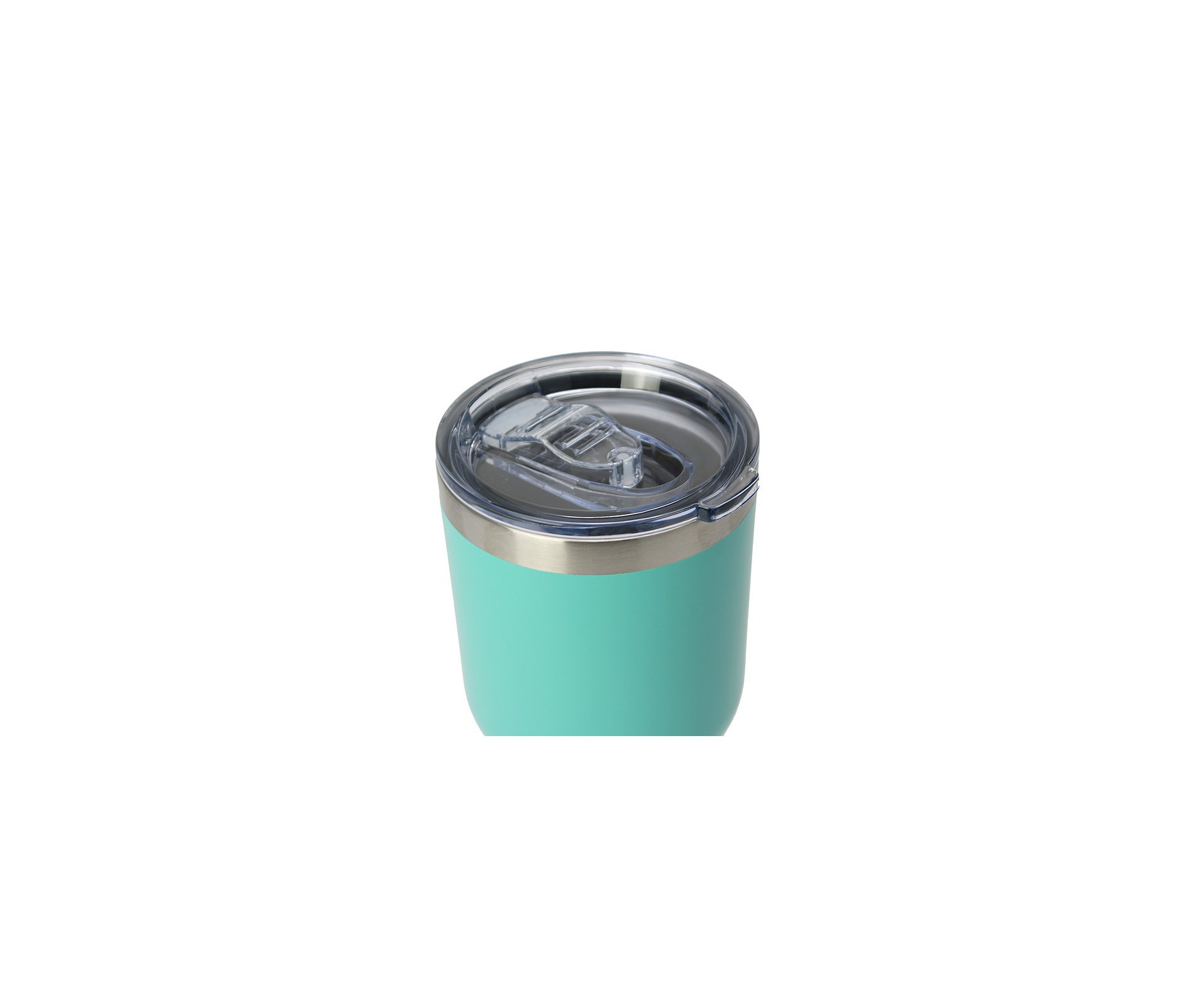 Copo Térmico Inox Nautika Siluet Turquesa 850 Ml + 02 Canudos Metal + Escova Limpeza