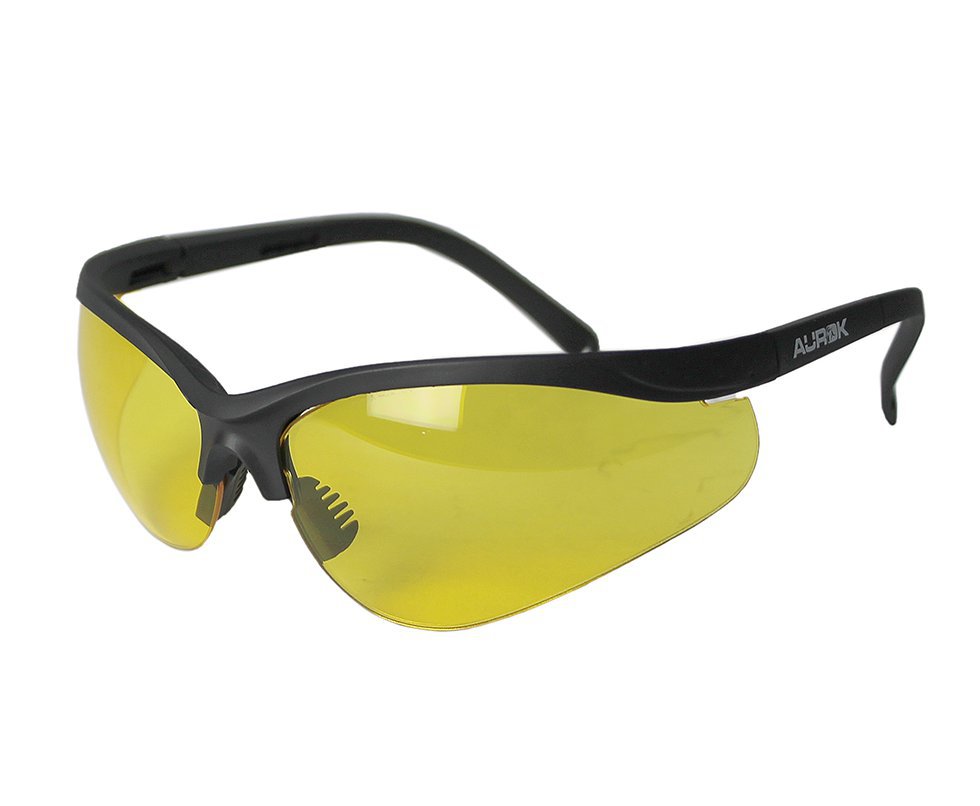 óculos De Segurança Para Tiro Esportivo Aurok Amarelo