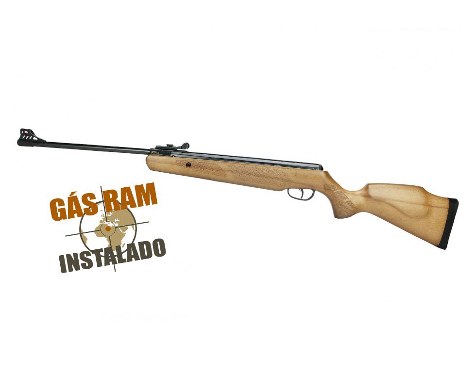 Carabina De Pressão Cbc Classic B19-x Bam Match Gas Ram 50kg 5,5mm Instalado
