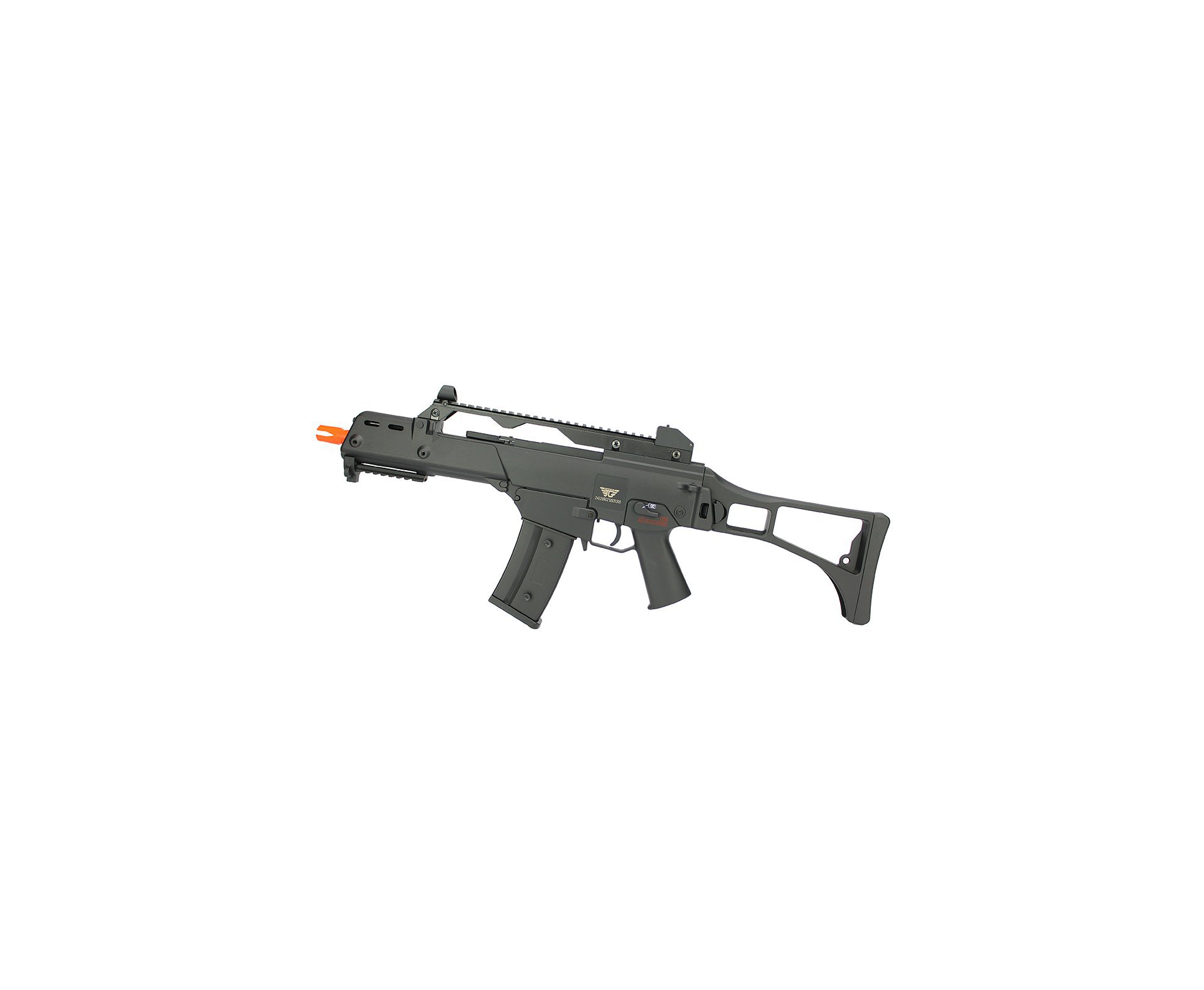 Rifle De Airsoft Aeg G36 Cal 6mm G608-0638 Jing Gong + Capa Simples + Bbs Raptor 0,28g 2000uni