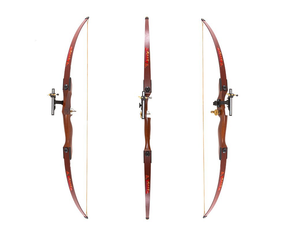 Arco Recurvo 38 Libras Em Madeira Marrom (destro) Junxing