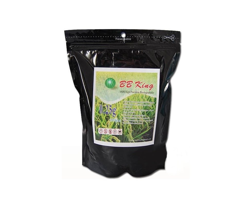 Esfera Plástica Biodegradável Branca Calibre 6,0 Mm 0,25gr - 4000 Und - Bb King