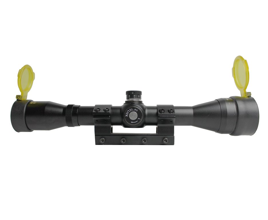 Carabina De Pressão Hatsan 125 Sniper Com Pistão Pneumático 75kg + Luneta 4x32 Gold Crow + Capa