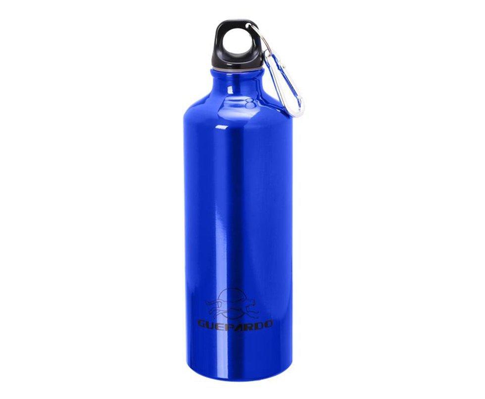 Garrafa Esportiva Azul De Alumínio 1 Lt - Guepardo
