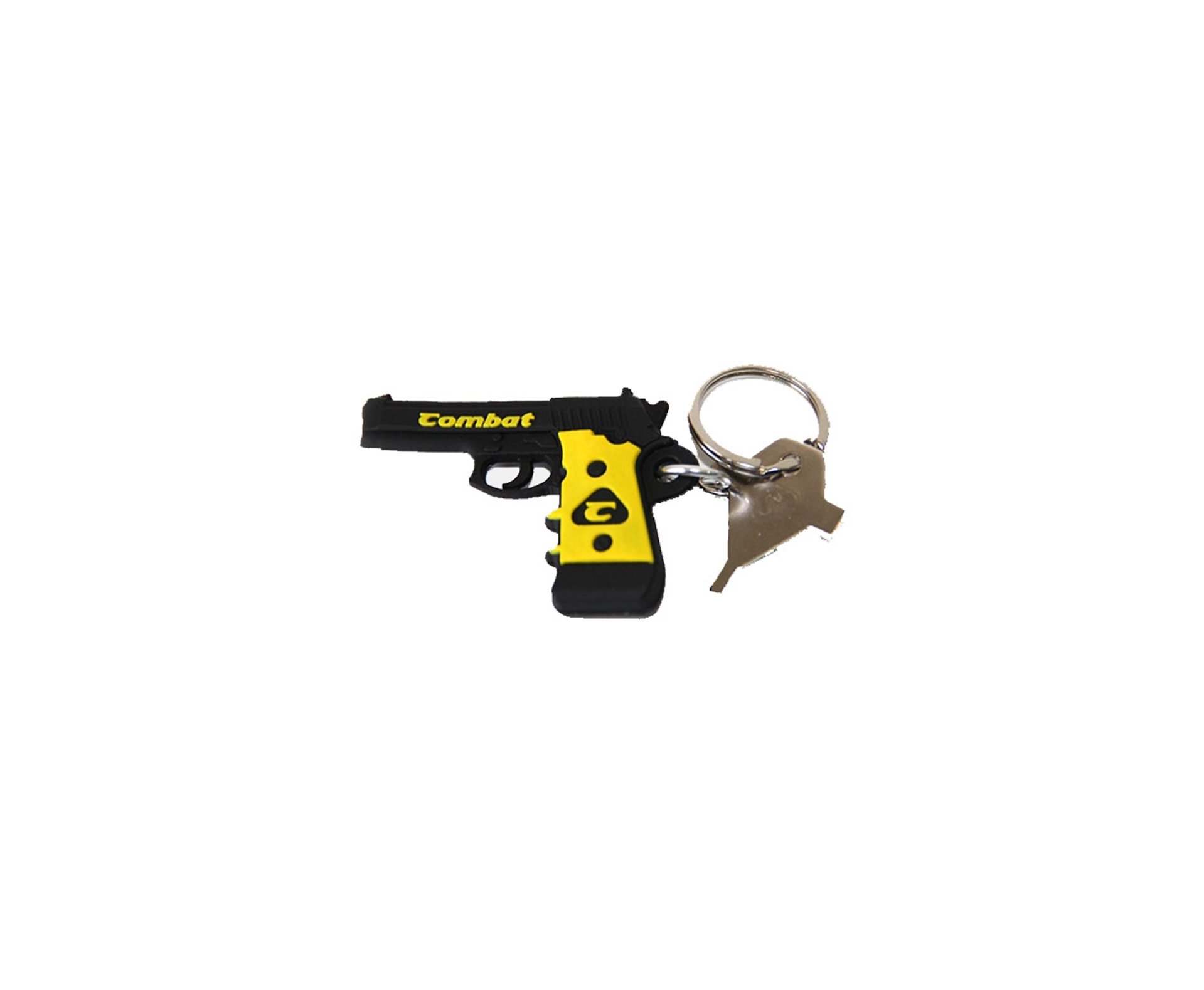 Chaveiro Pistola Preto Multiuso - Combat