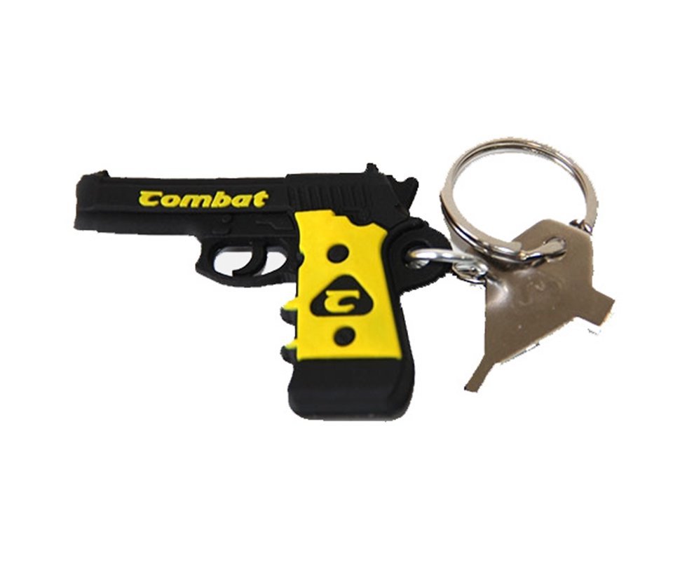 Chaveiro Pistola Preto Multiuso - Combat