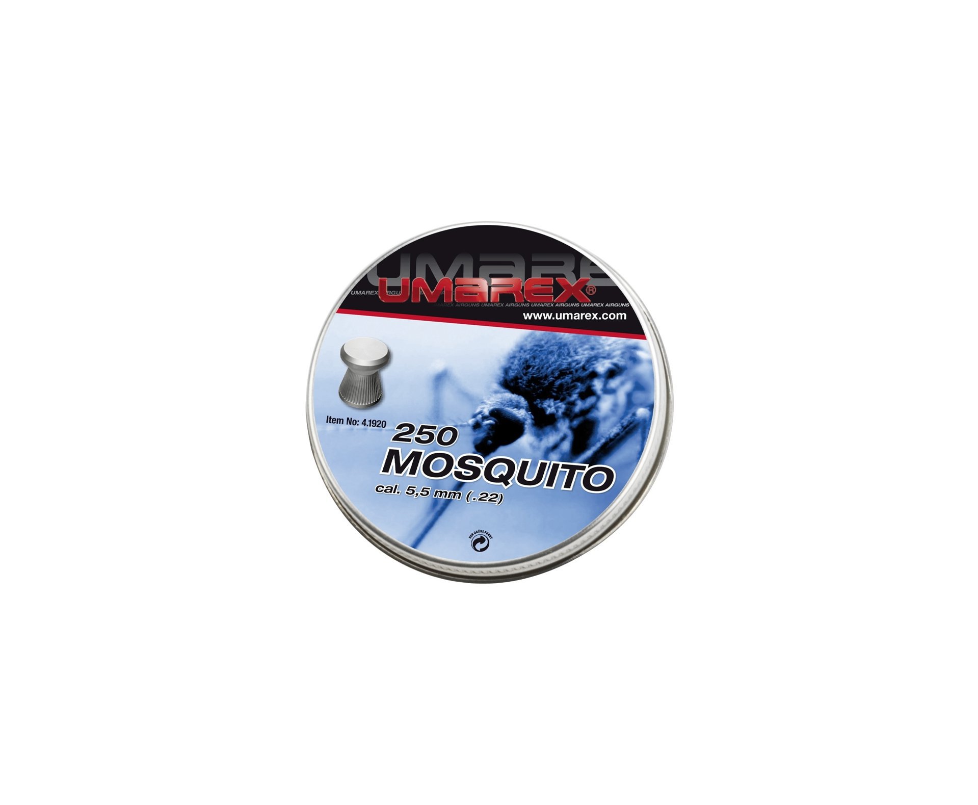 Chumbinho Mosquito Calibre 5,5mm - 250 Unidades - Umarex