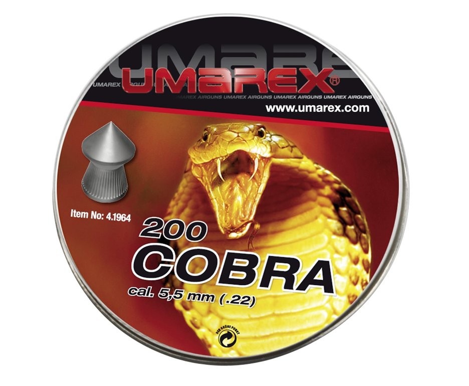 Chumbinho Cobra Calibre 5,5mm - 200 Unidades - Umarex