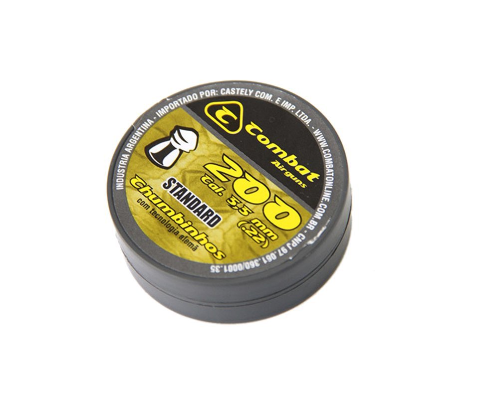 Chumbinho Standard Cal. 5,5mm - 200 Und - Combat