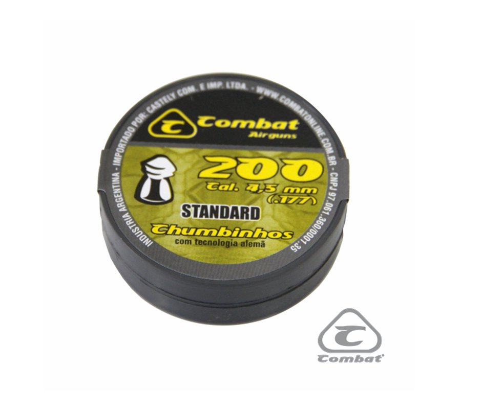 Chumbinho Standard Cal. 4,5mm - 200 Und - Combat