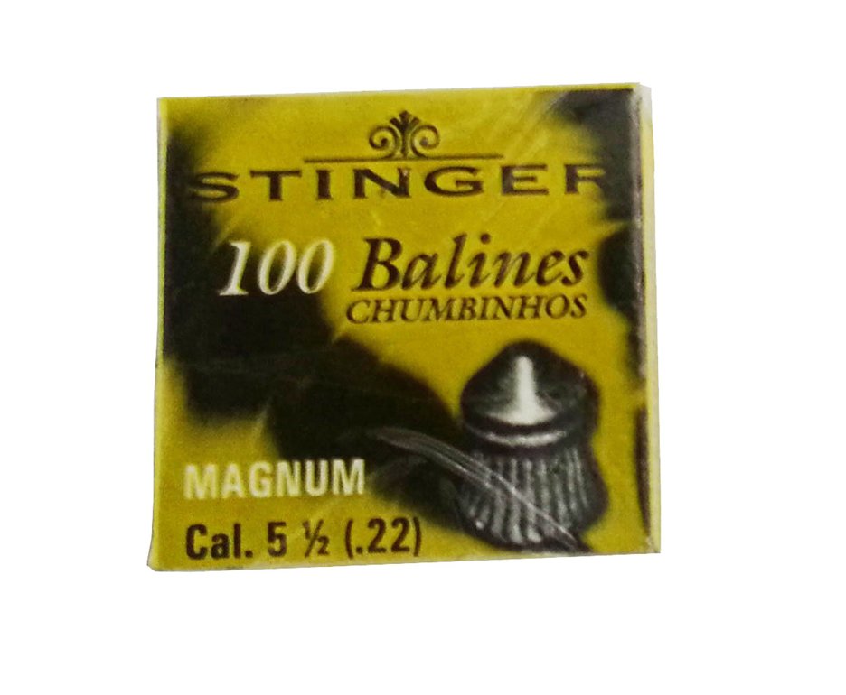 Chumbinhos Magnum Calibre 5,5 Mm - 100 Unidades - Stinger