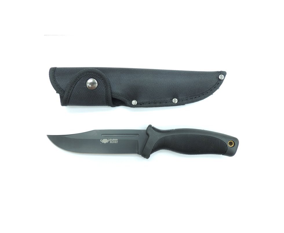 Faca Bowie Preta 5,5" - Buffalo River