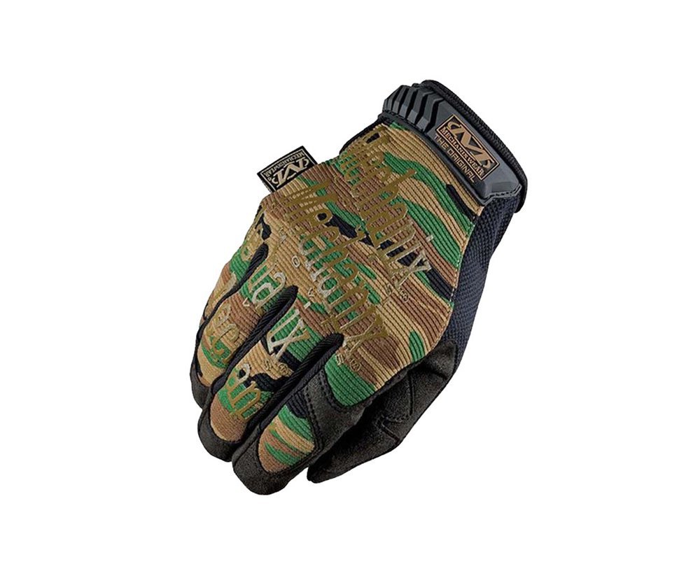 Luva Mechanix Woodland Camo - P