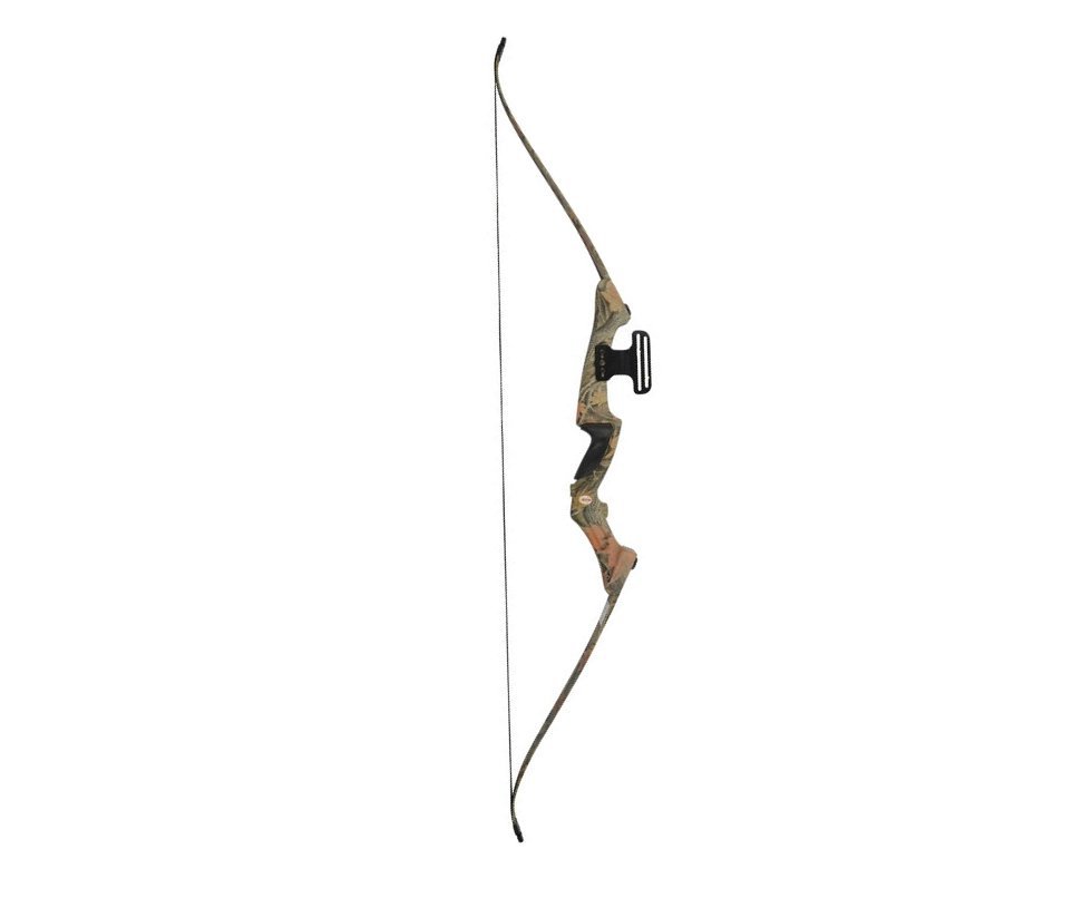 Kit Arco Recuvo Camo Hawk 40lb - Perfect Line - Poe Lang