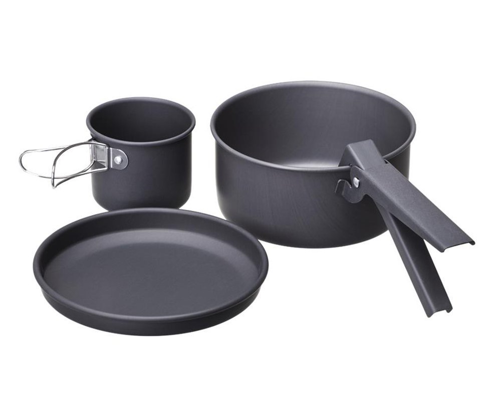 Kit Cozinha Camping Alumínio - 4 Pçs - Guepardo