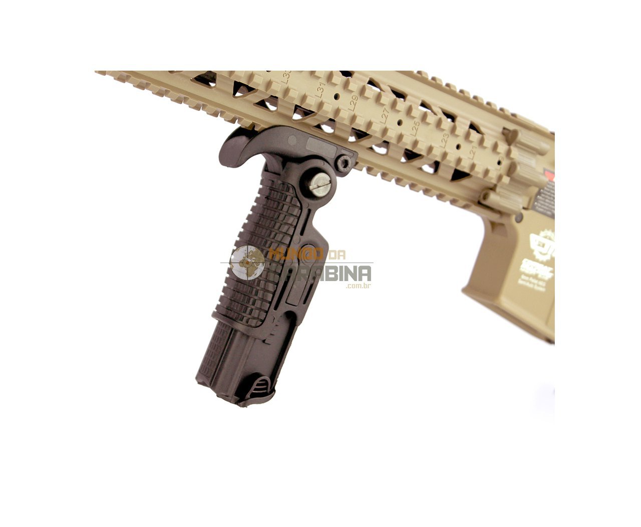 Cabo Auxiliar Dobrável - Foldable Grip For Pictionary Rail - Cor Preta ...