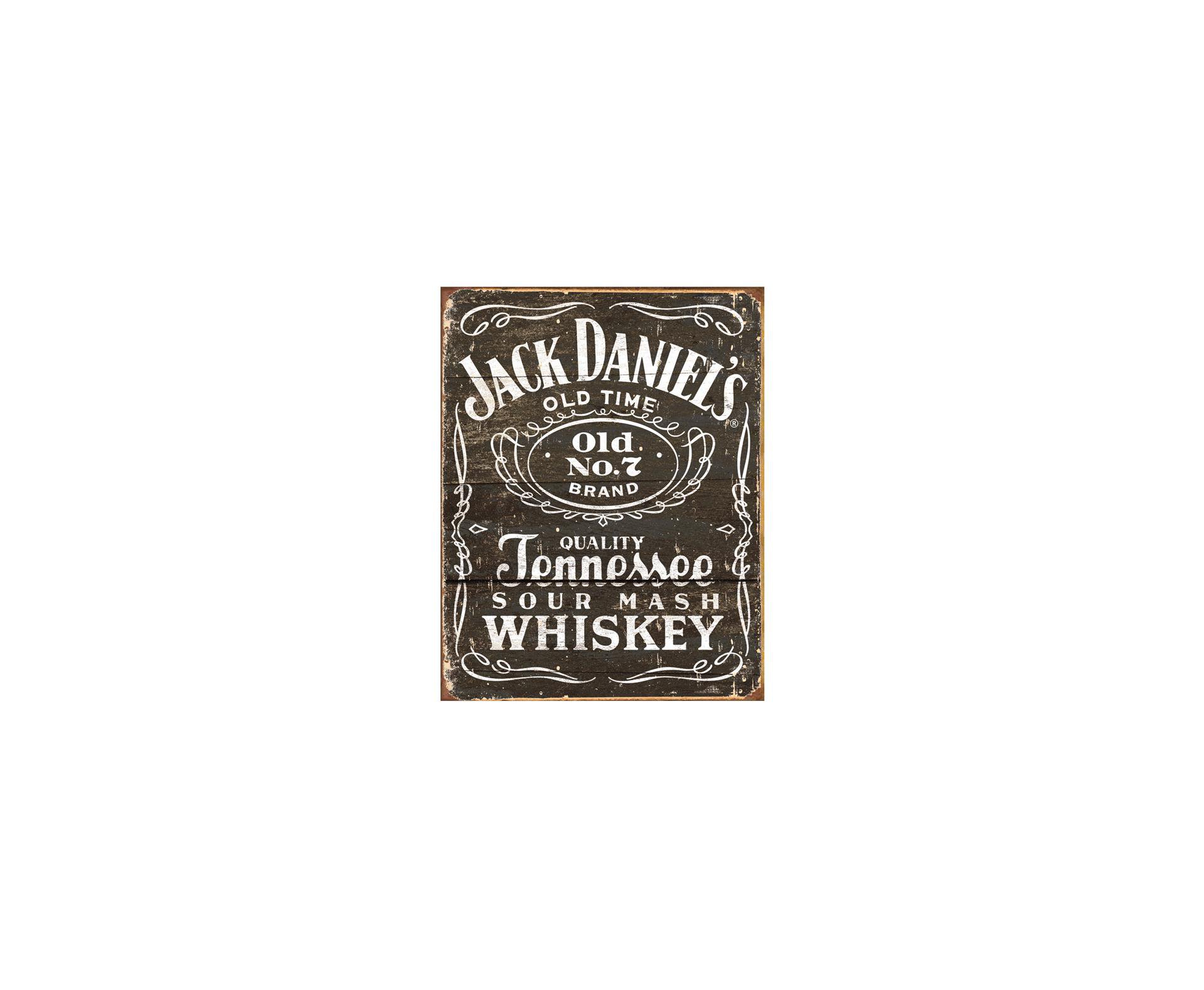 Placa Metálica Decorativa Jack Daniels - Rossi