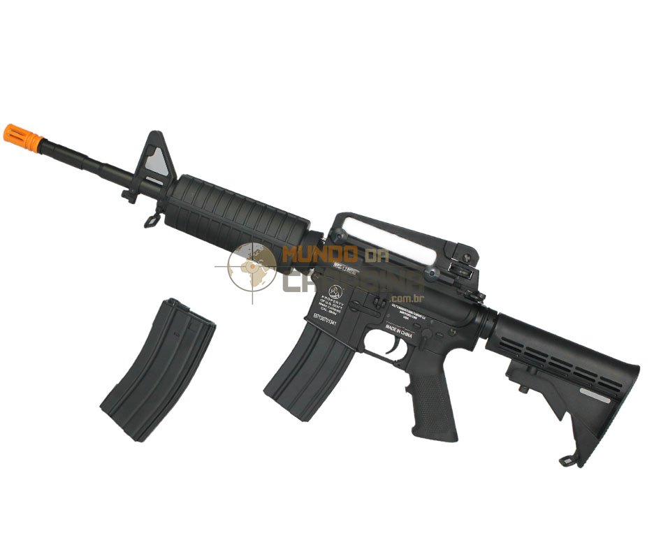 Rifle De Airsoft Colt M4a1 - Full Metal - Calibre 6,0 Mm - Cybergun