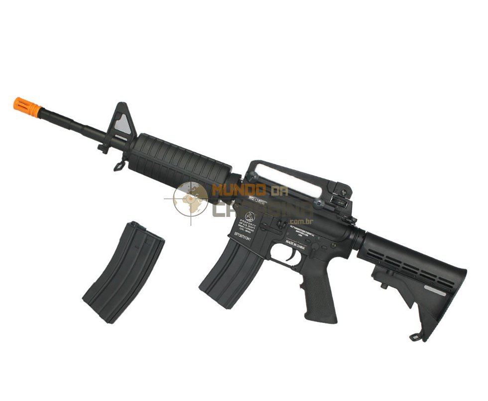 Rifle De Airsoft Colt M4a1 - Full Metal - Calibre 6,0 Mm - Cybergun
