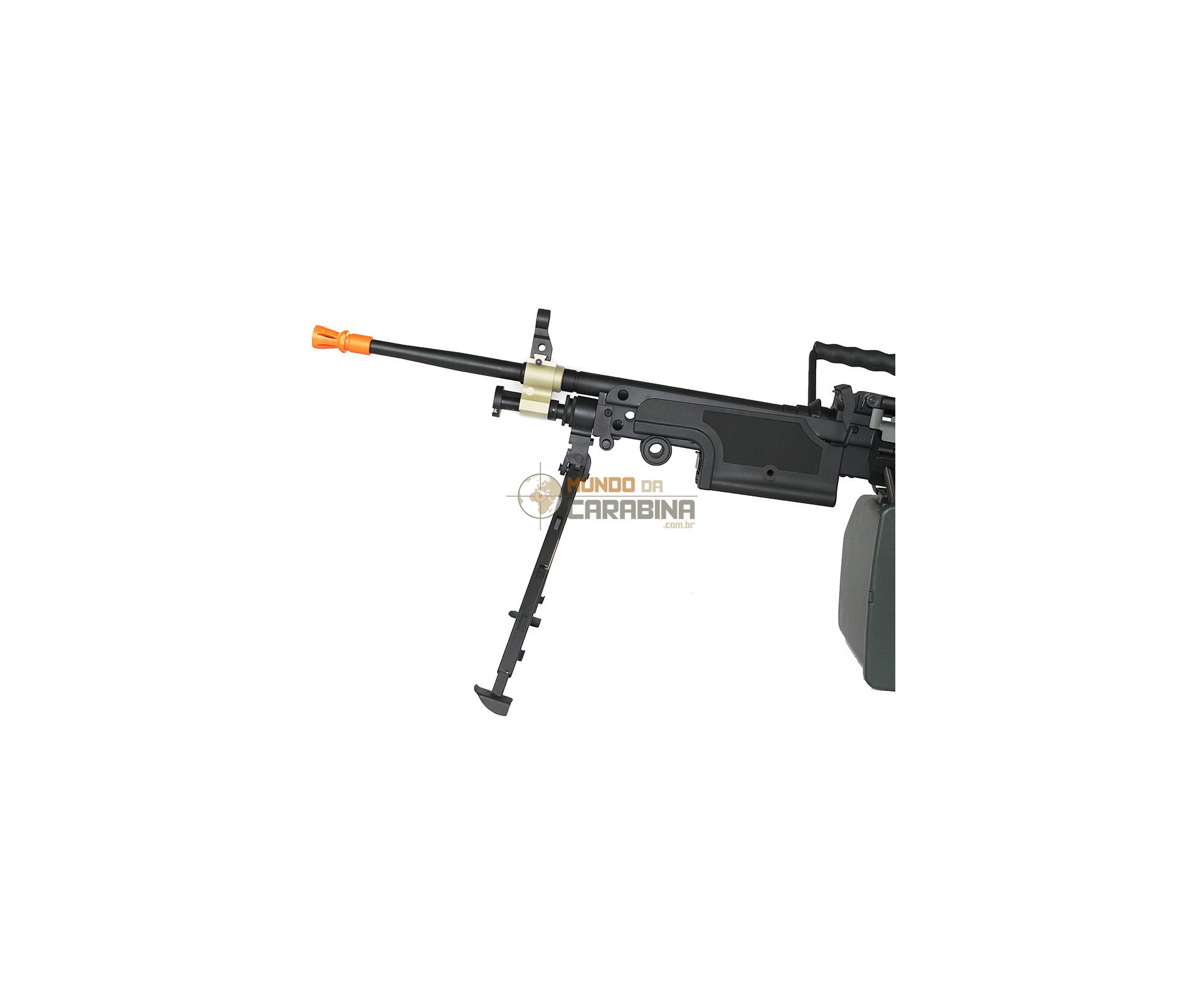 Rifle De Airsoft M249 Mk1 Full Metal Elétrica 6mm - A&k