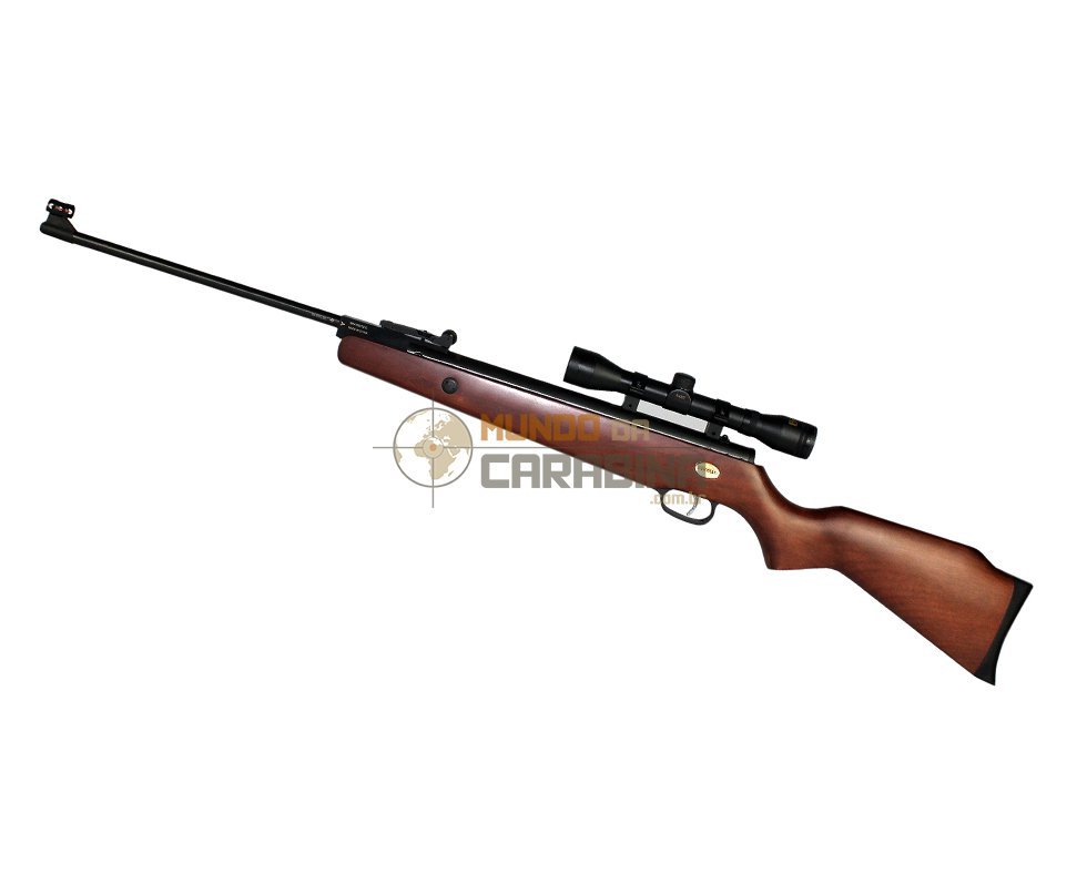 Carabina De Pressão Beeman 1072 - Pistão Pneumático 50kg Match Instalado - Calibre 4,5 E 5,5 Mm + Luneta E Capa Beeman