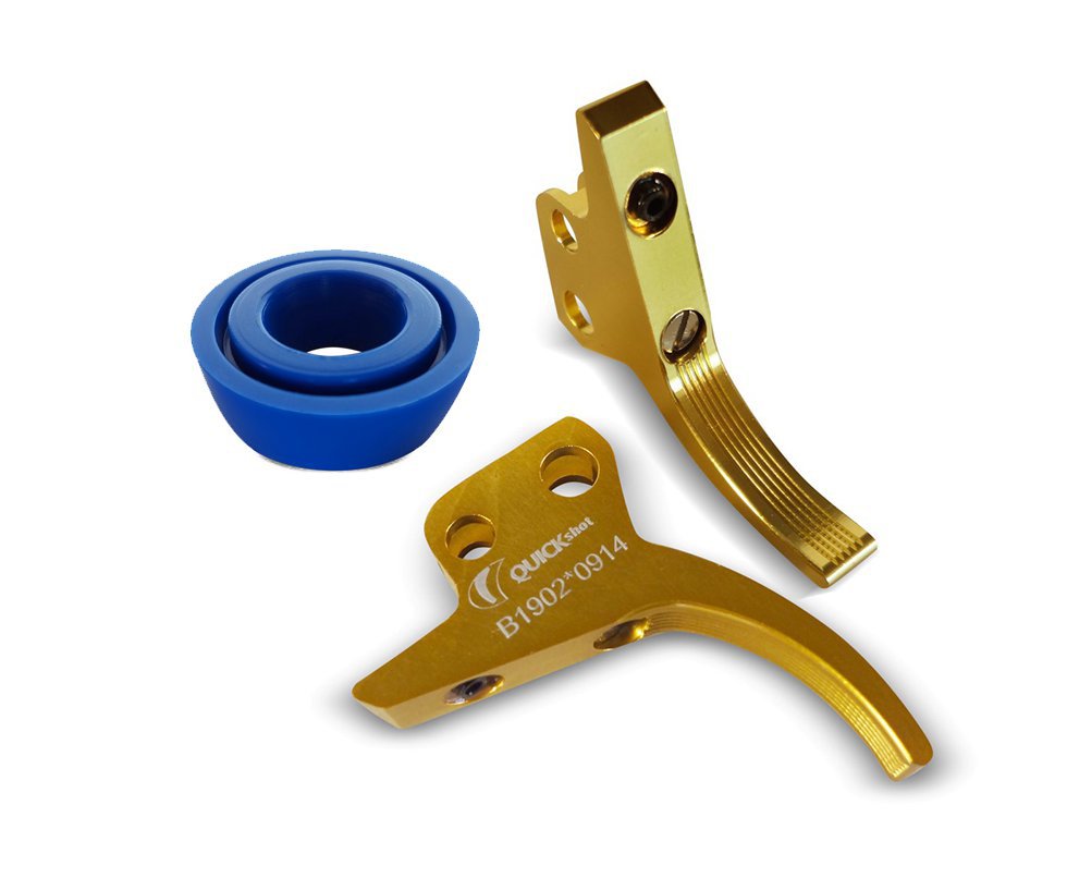 Combo Lâmina Gatilho + Retentor Para Bam/cbc B19 (todas) - Quickshot