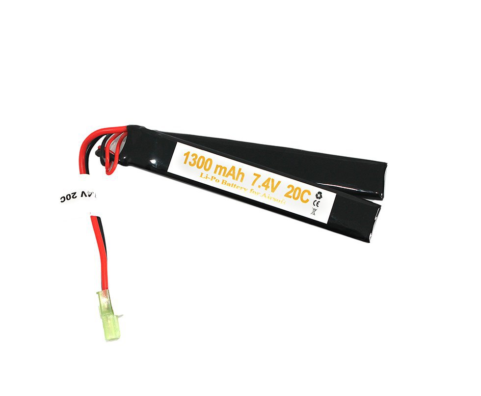 Bateria Recarregável De Lipo 1300mah - 20c 7.4v - 2s