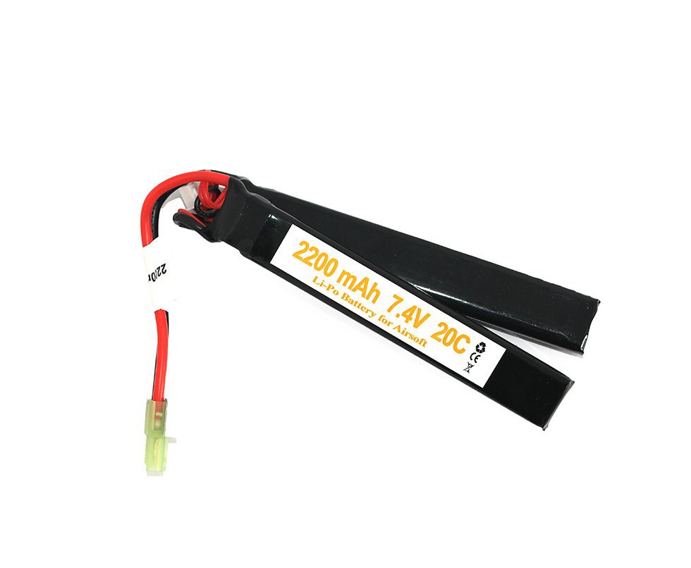 Bateria Recarregável De Lipo 2200mah - 20c 7.4v - 2s