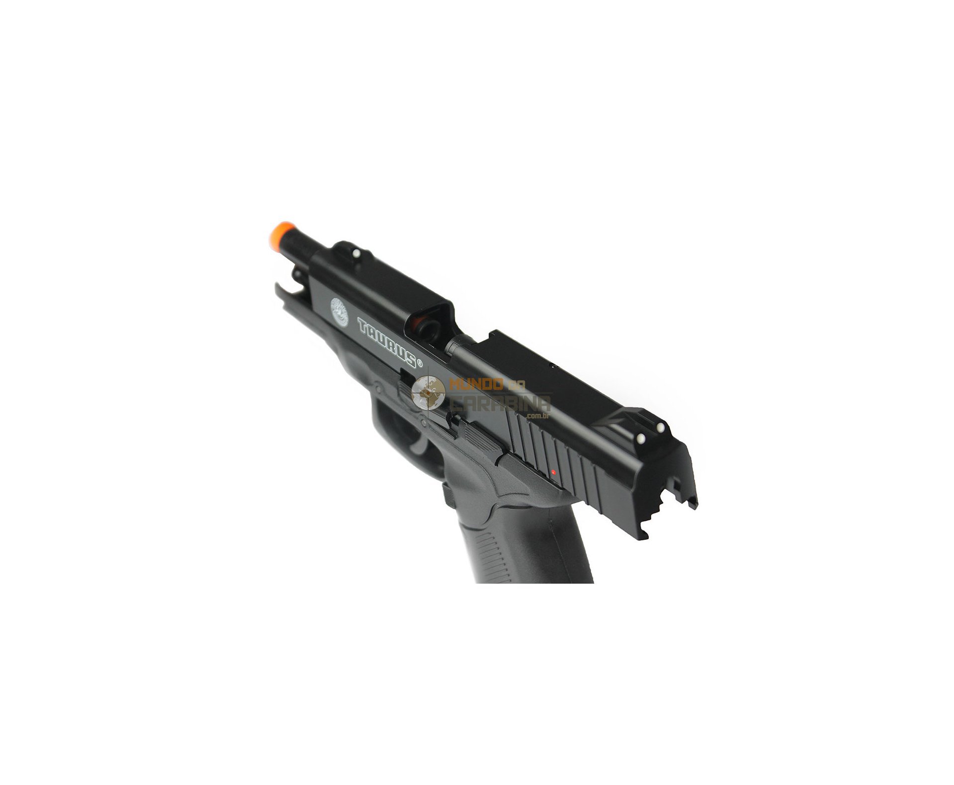 Pistola De Airsoft Pt 24/7 Semi/metal + 4000 Esferas 0,12g + Capa Almofada - Cyber Gun