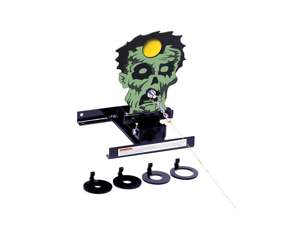 Alvo Aço Desarmavel Face Zombie Para Carabinas Pressão