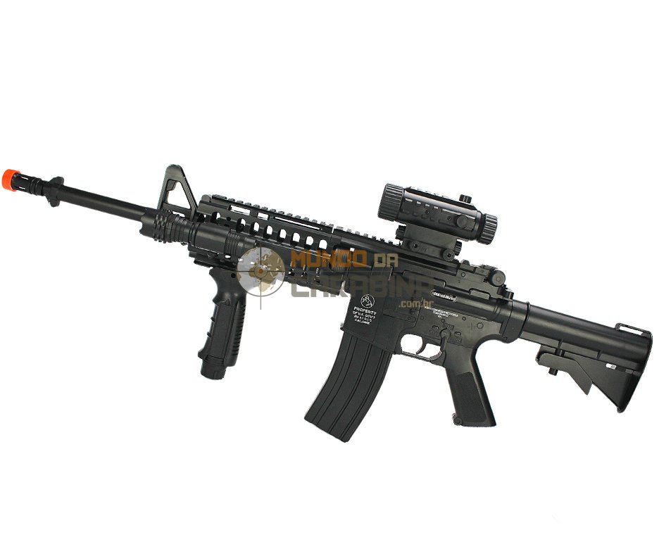 Rifle De Airsoft Colt M4a1 Ris Aeg - Cal 6,0mm - Cybergun