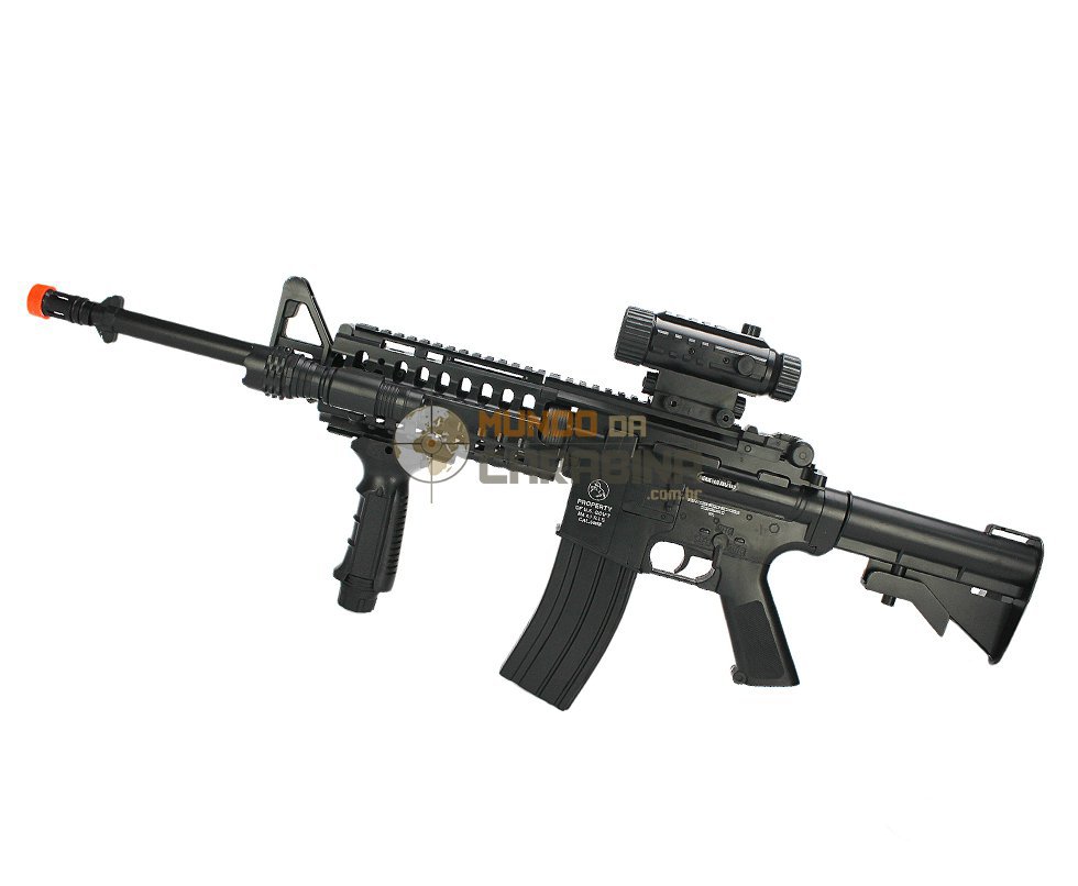 Rifle De Airsoft Colt M4a1 Ris Aeg - Cal 6,0mm - Cybergun