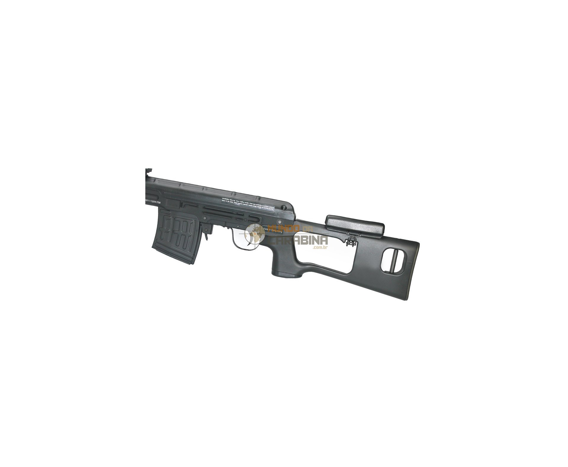 Rifle De Airsoft Kalashnikov Sniper Svd Cal 6.0mm - Bivolt - King Arms