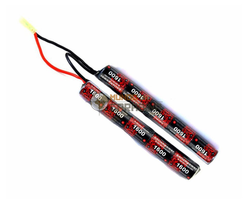 Bateria Para Airsoft Rifle Nimh 9.6v 1600mah G&g