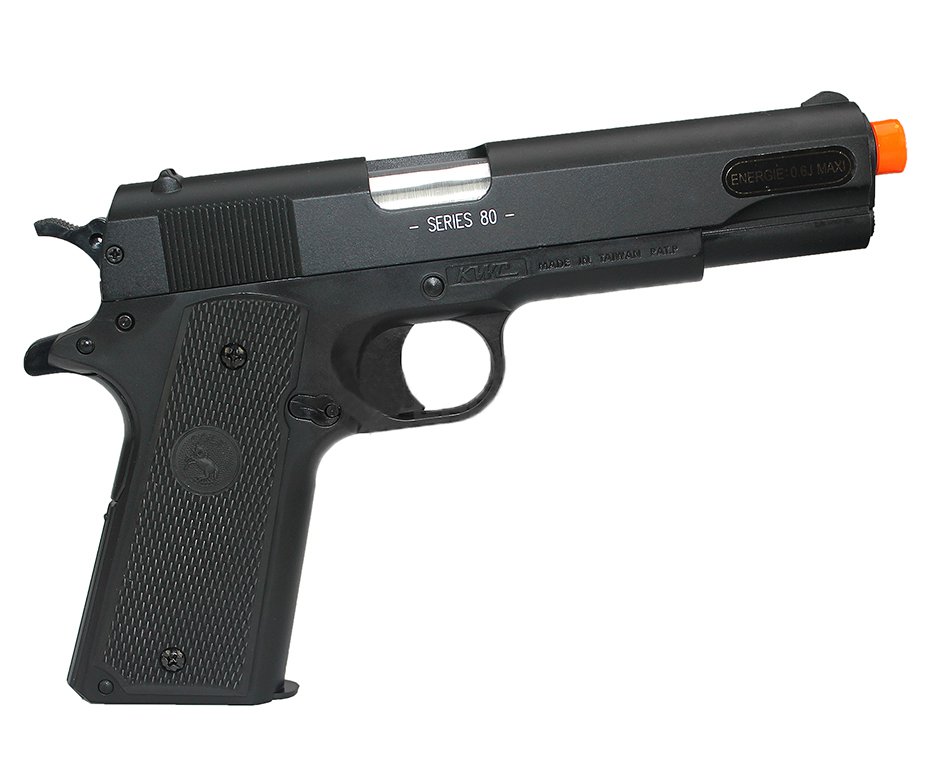 Pistola De Airsoft Colt 1911 A1 - Semi Metal - Calibre 6,0 + 4000 Esferas 0,12g + Capa Especial
