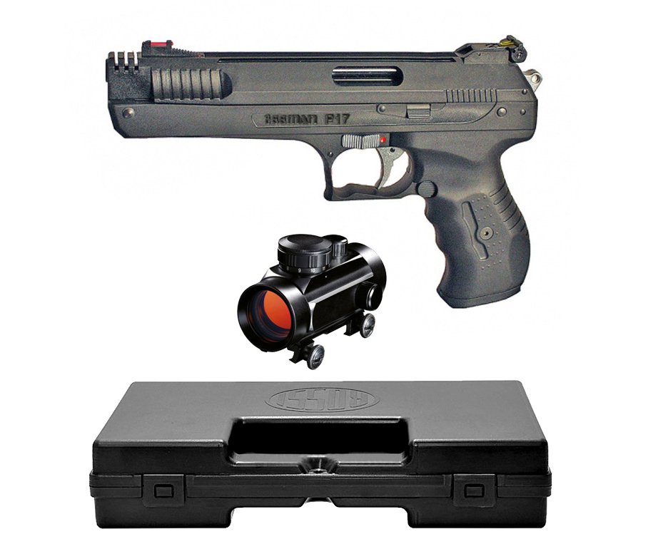 Pistola De Pressão Beeman 2004 P-17 - Cal 4,5mm + Case Deluxe + Red Dot 1x30