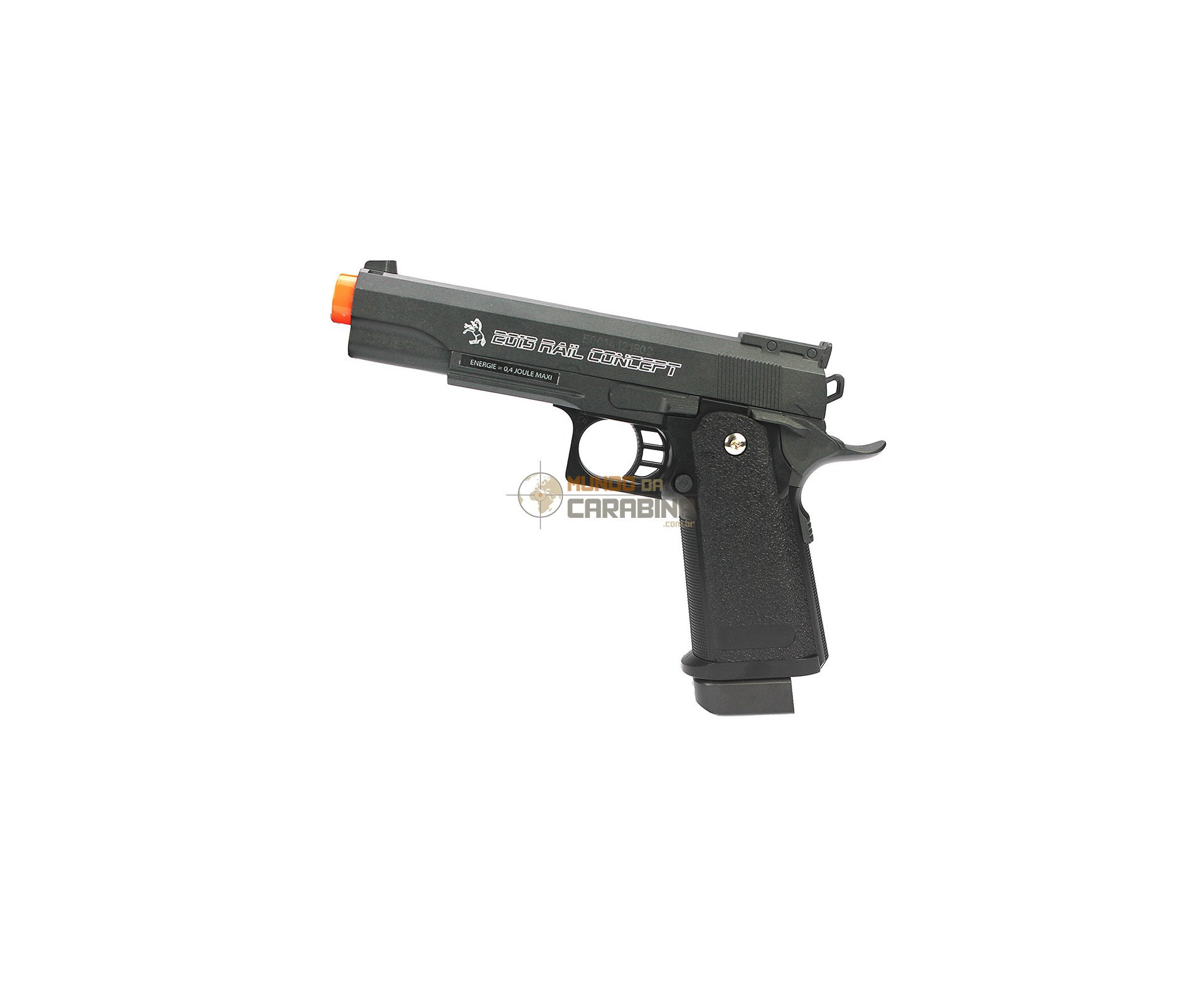 Kit Escope M590 + Pistola Colt 2013 Full Metal + 4000 Esferas 0,12g