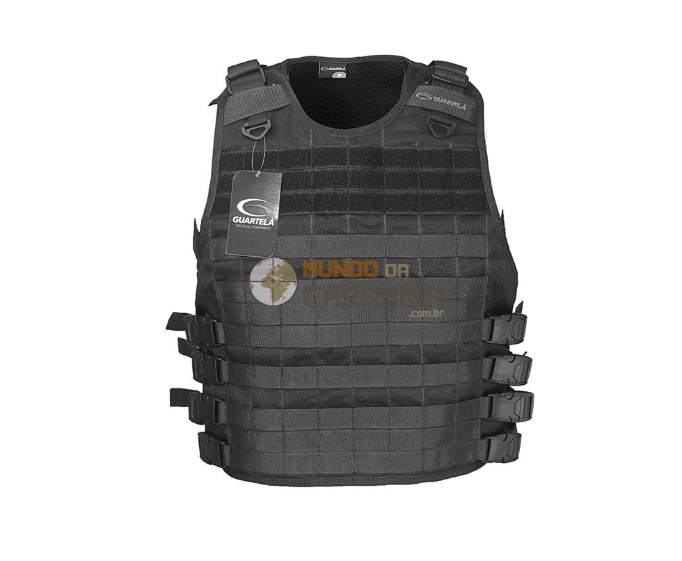 Colete Tatico Modular Guartela Comfort - Preto