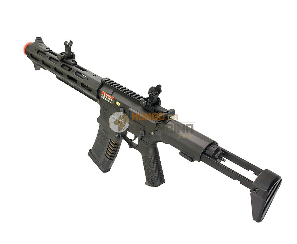 Rifle De Airsoft Cqb Car-15 Pdw Amoeba Am-013 - Cal 6.0mm - Ares