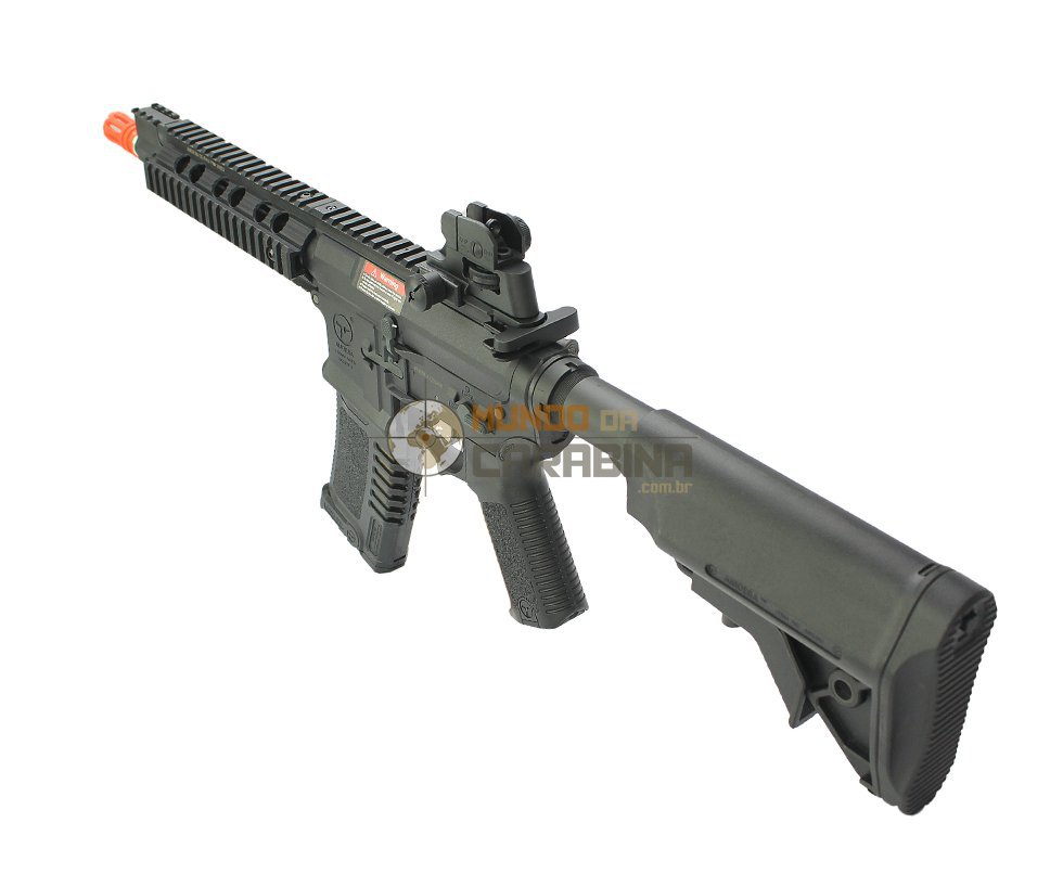 Rifle De Airsoft M4 Cqb Ris Amoeba Am-008-bk - Cal 6.0mm - Ares