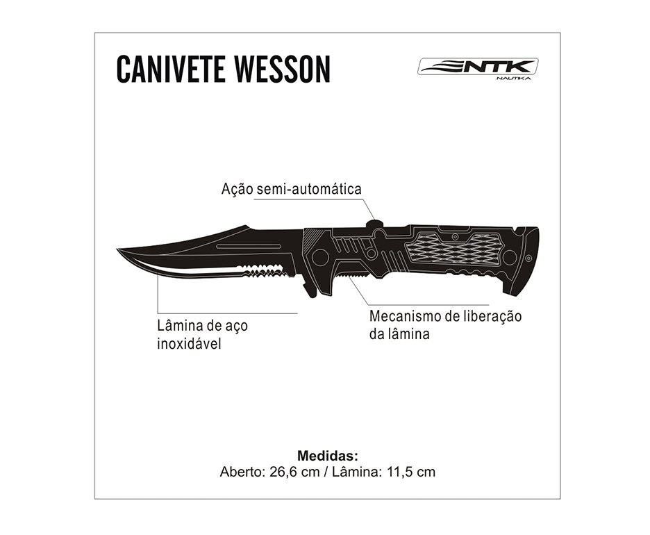 Canivete Wesson - Nautika