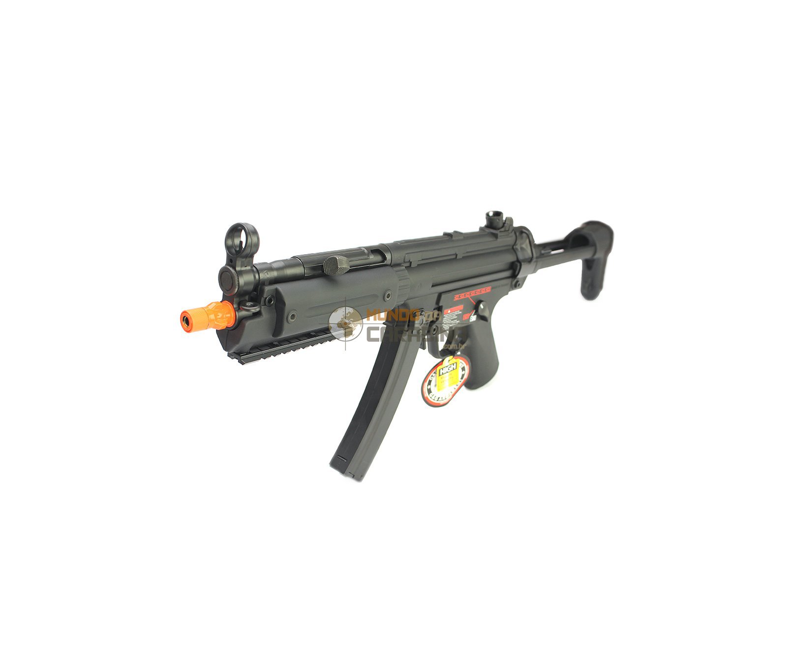Rifle De Airsoft Mp5 A5 Ris Full Metal Retrátil - G&g Premium